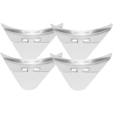 Lot de 4 capuchons de bec verseur en acier inoxydable, pratiques et résistants aux projections de grains. Accessoires pour bouilloire.