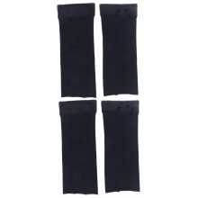 4 Stück dicke, spurlose Knieschoner für Sport, Kniebandagen-Stützsocken für Damen und Herren, warmer Knieschutz