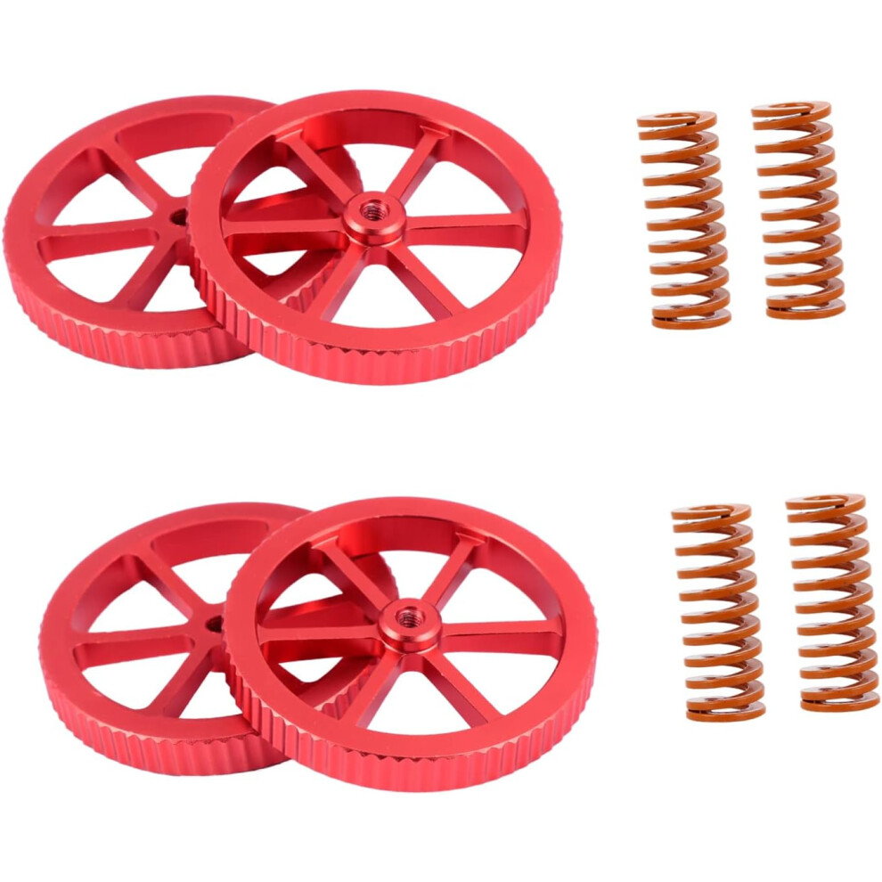 4Pcs Aluminum Hand Leveling Nut And Hot Bed Die Spring Printer Parts For Printing Accessories 5455468951251
