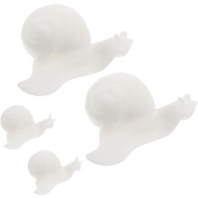 4 Mini-Schneckenfiguren aus Harz, 10 mm und 20 mm Epoxidharzformen, Zubehör für Mikrolandschaften