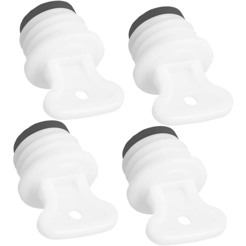 Hkhbjs 4Pcs Hot Water Bottle Filler Cap Leakproof Stopper Replacement Lid Rubber Plug