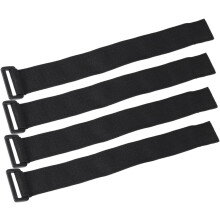 4pcs Hook and Loop Fastening Strap Portable Nylon Sticky Straps