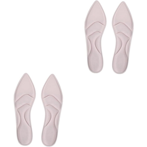 2pcs Sponge Insoles for Exercise Absorption Pad Massage Support Breathable Insert Pad
