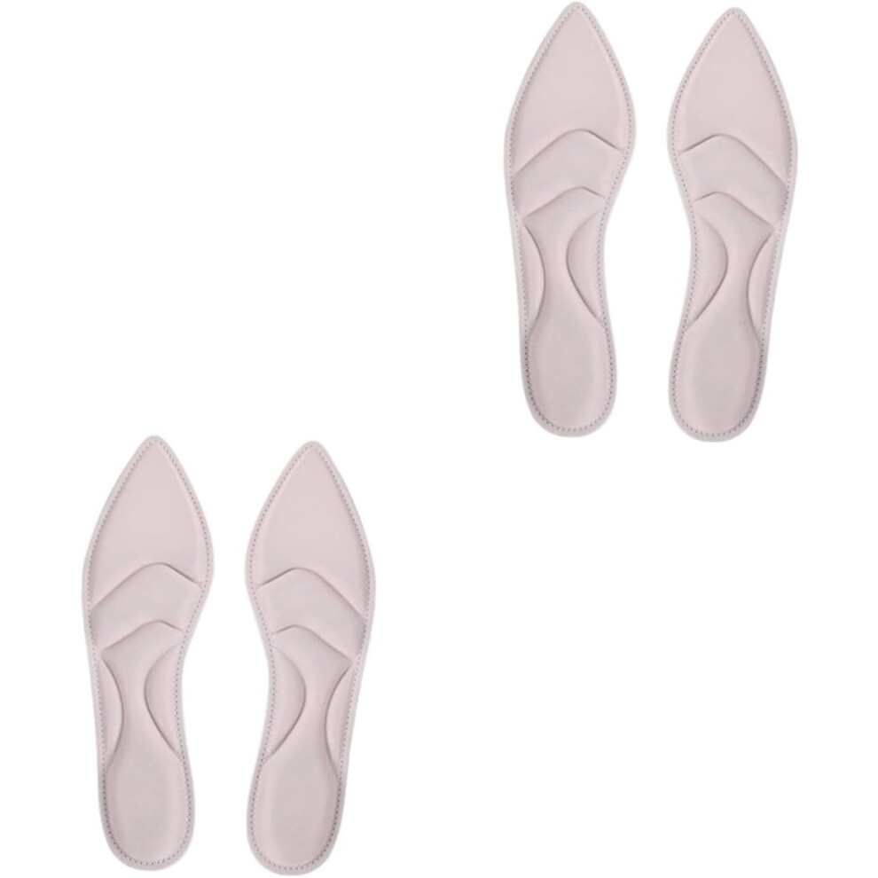 Hkhbjs 2Pcs Sponge Insoles For Exercise Absorption Pad Massage Support Breathable Insert Pad