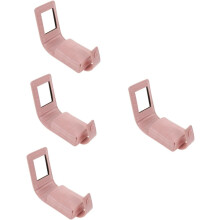 4-teiliges Set mit Kosmetiktasche, Lippenstiftetui, Spiegel und Aufbewahrungstasche für Handtaschen – Mini-Kosmetiktasche für Damen