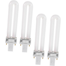 4 tubos de luz para esmalte de uñas, lámpara de manicura de repuesto para máquina, luz UV y uso doméstico.