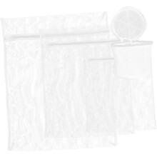 4 Stück Wäschenetze für empfindliche Kleidung, verdickte Polyester-Waschbeutel mit Reißverschluss