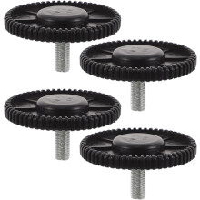4 Stück M10 Verstellbare Antivibrations-Fußpads für Heimtrainer, robuste Nivellierfüße für Möbel
