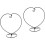 4pcs Iron Hanging Stand for Bottle Hanger Micro Landscape Bottle Display Stand Simple Design 1