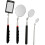 4pcs Telescoping Inspection Mirror LED Light Flexible Mirror 1