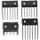 Professional Clipper Guards Replacement 4pcs Set (3mm 6mm 9mm 12mm) 1