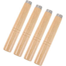 Set di 4 manici di ricambio in legno per pentole con anima in ferro