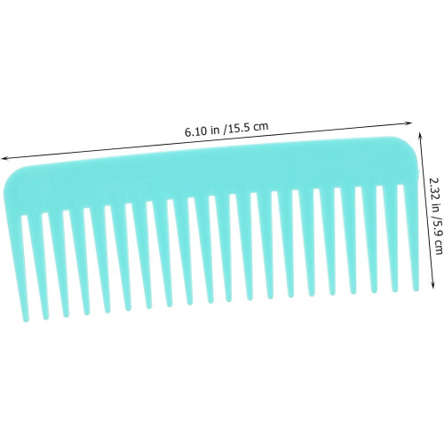 2pcs Wide Tooth Hair Comb Set Ergonomic Detangling Comb 2