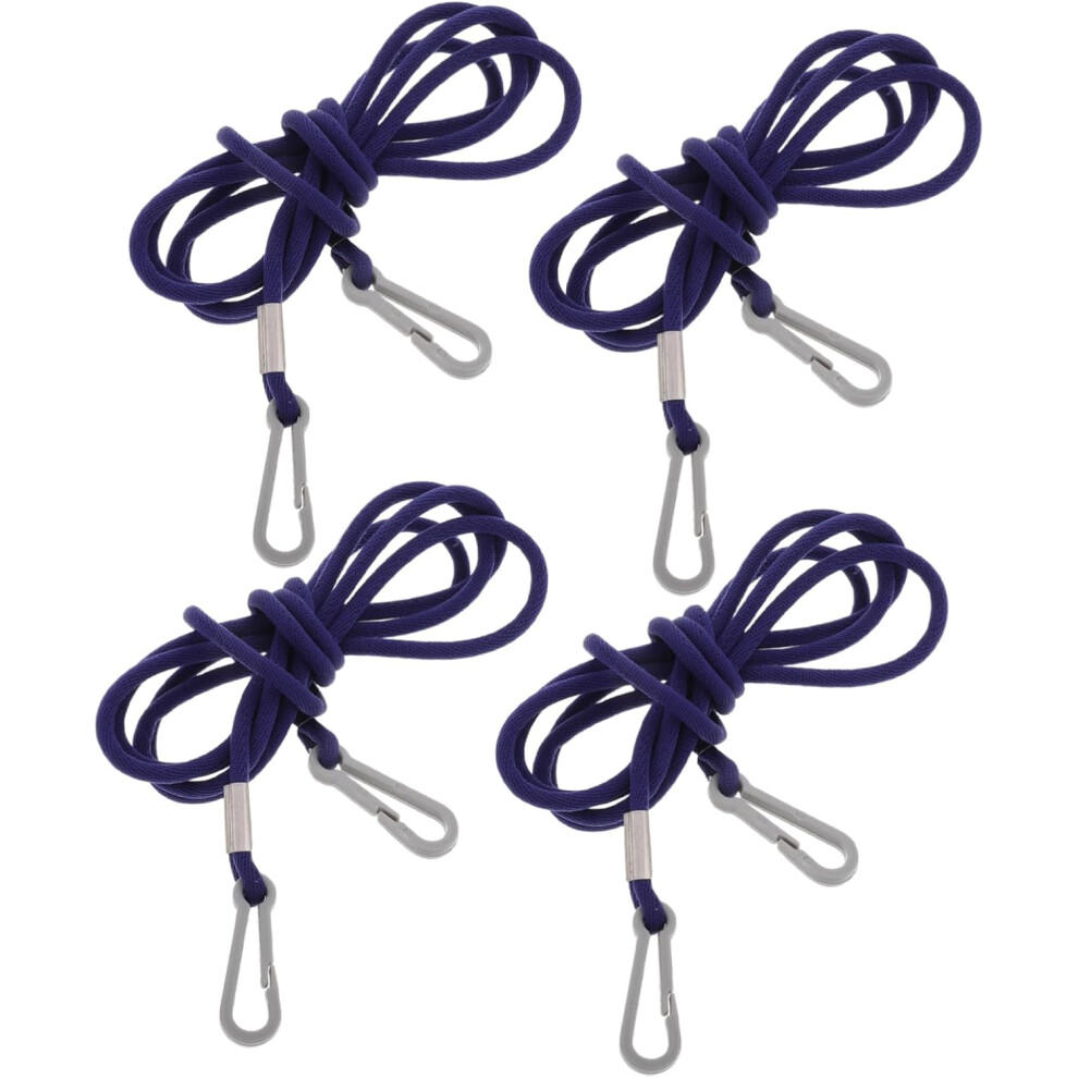 Hkhbjs 4Pcs Neck Glove Lanyard Winter Glove Holder For Ski Non-Slip Mittens Rope