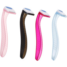 Kit de 4 mini rasoirs doux et sûrs pour le visage des femmes