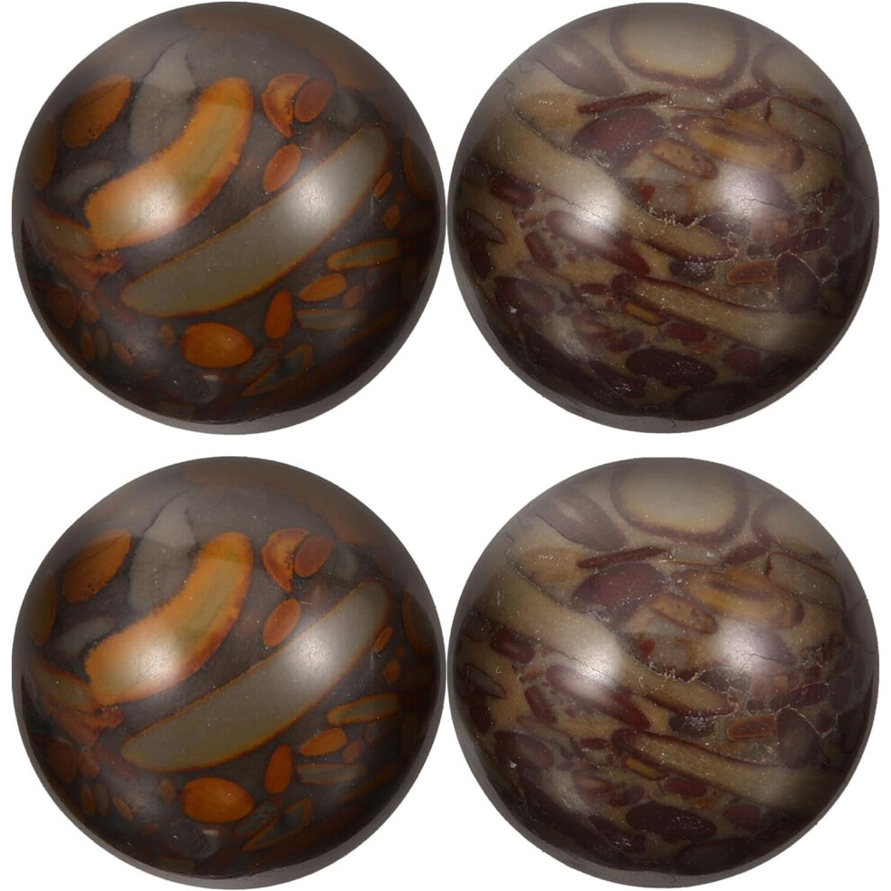 Hkhbjs 4Pcs Hand-Playing Balls Baoding Chinese Balls For Hand Finger Wrist Muscles Exercise Massage Tools