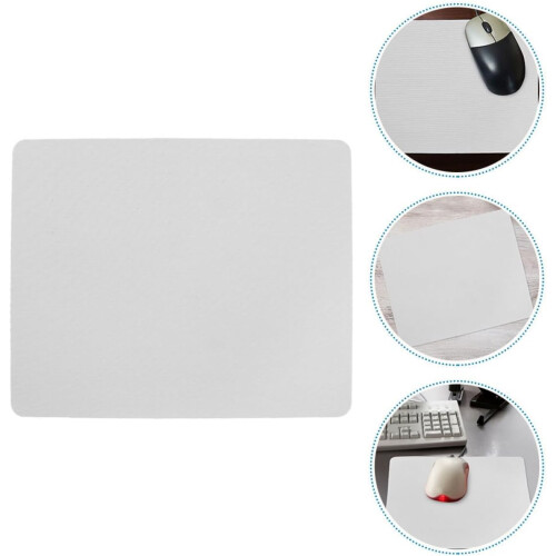 20 τεμάχια κενά Mouse Pad Sublimation 18X22 εκ. Λευκό λαστιχένιο χαλάκι γραφείου