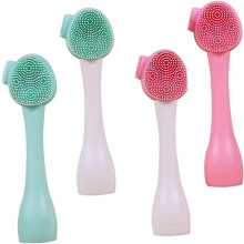 4ks silikonový kartáč na čištění obličeje, kartáč na péči o pleť pro masáž obličeje a exfoliaci