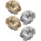 Hårfärgningsdjupkonditioneringsmössor 4 st elastiska folievärmemössor aluminium 1