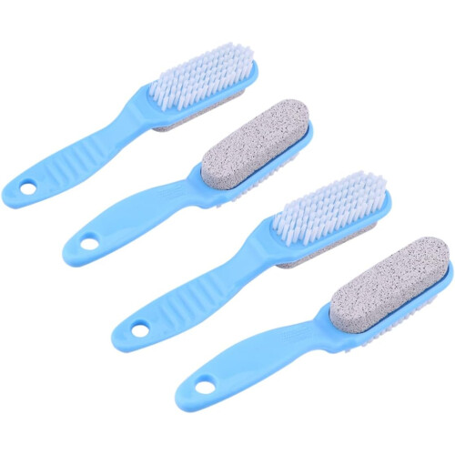 4pcs Foot Peel Scraper Callus Remover Foot File Comfortable Handle Random Color