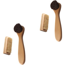 4 stuks betrouwbare hand- en nagelborstels van hout met varkenshaar, reinigingsborstels voor vaatwasser en voegen.
