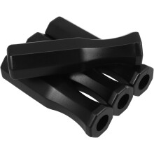 4 stuks vervangbare plastic handgrepen voor tafelvoetbaltafels, zwart, accessoires voor voetbalmachines