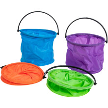 4 Stück faltbare kleine PVC-Eimer, leichte und tragbare Wasserbehälter