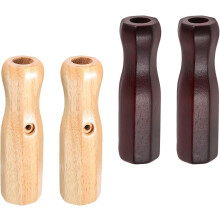 Lot de 4 poignées de baby-foot en bois de rechange pour barres de baby-foot standard