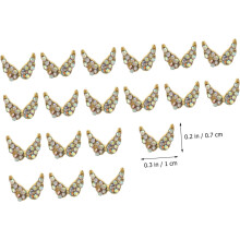 20 Stück Strasssteine für Nageldesign, Maniküre-Charms und Nagelkunst