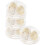 4pcs Gold Earring Safety Backs for Studs Anti-drop Hypoallergenic round Silicone Replacement Backs 1