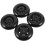 4pcs Plastic Caster Exercise Wheel Replacement Parts for Gym Equipment 1