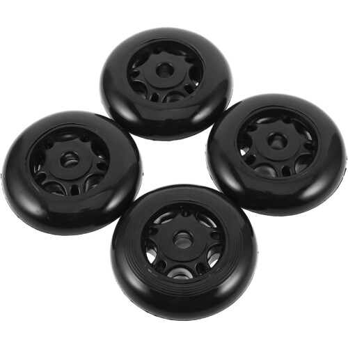 4pcs Plastic Caster Exercise Wheel Replacement Parts for Gym Equipment