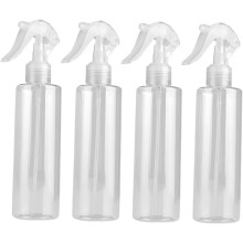 Zestaw 4 butelek z rozpylaczem do wody o pojemności 200 ml, plastikowe butelki z rozpylaczem wielokrotnego użytku