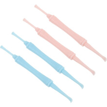 Kit de nettoyage d'oreilles multifonctions comprenant 4 cure-oreilles à double embout spiralés