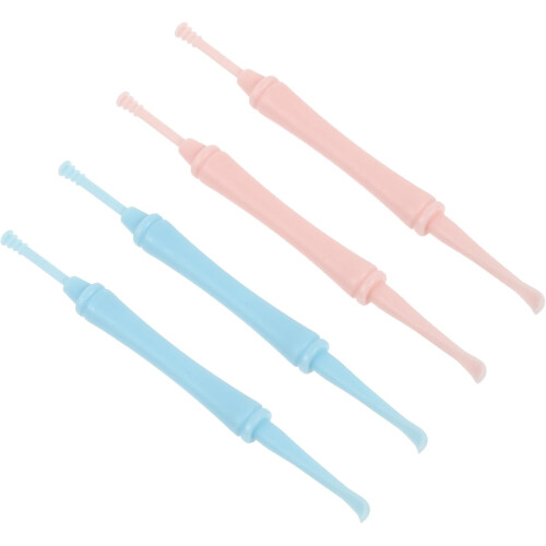 4pcs Double-Head Spiral Ear Wax Tools Ear Picks Multipurpose Earwax Cleaning Kit