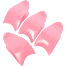4-teiliges Set Wimpernapplikatoren, Wimpernpinzetten, Clips, Make-up-Zubehör, Rosa