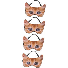 4pcs Cute Sleep Eye Mask for Women Soft Satin Material for Office Naps and Travel Blackout
