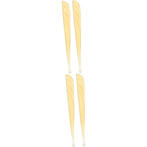4pcs Convenient Ear Picks Bamboo Tools Ear Tools Earwax Spoons Suitable for Daily Hygiene Use