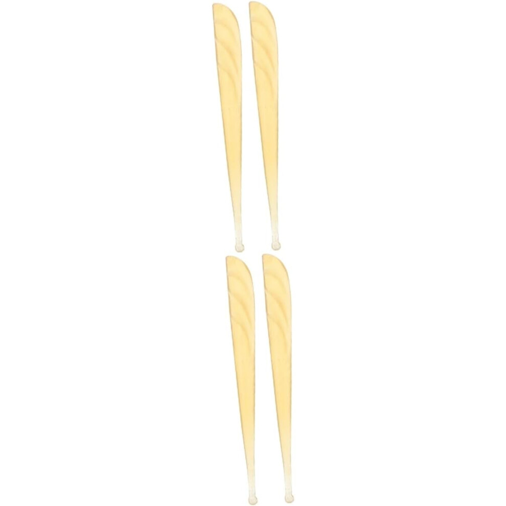 Hkhbjs 4Pcs Convenient Ear Picks Bamboo Tools Ear Tools Earwax Spoons Suitable For Daily Hygiene Use