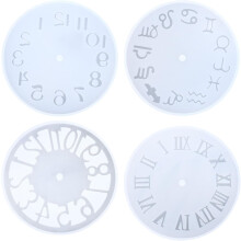 stampi in silicone per orologi, fai da te, per decorazioni artistiche domestiche, numeri per orologi in resina.