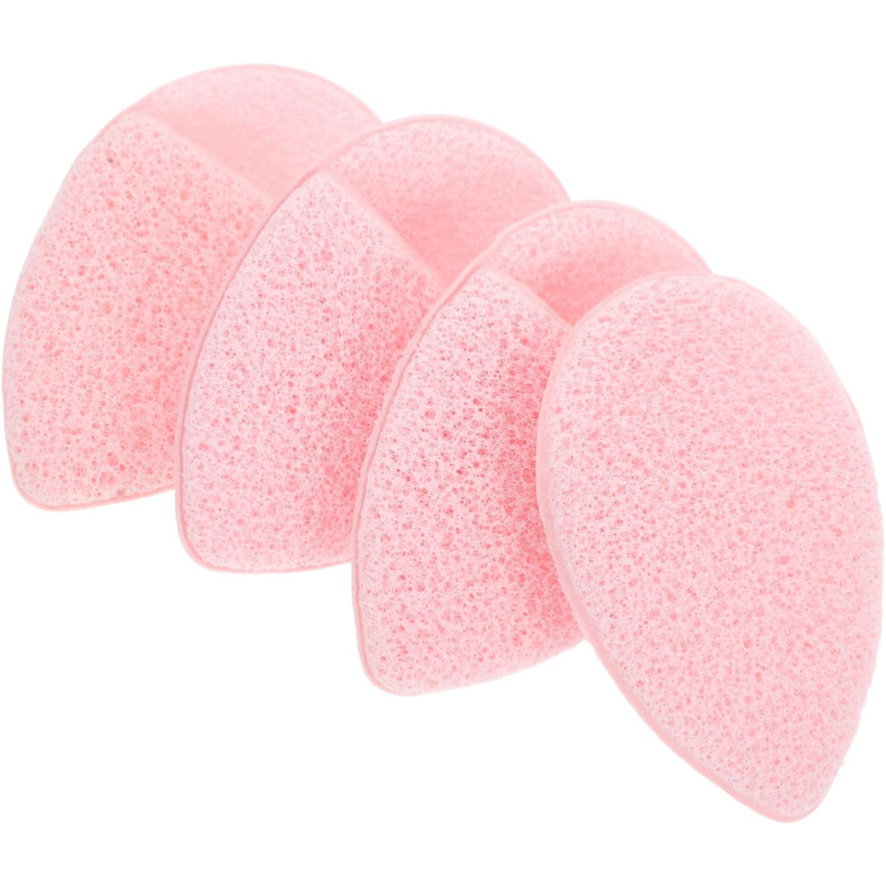 Hkhbjs 4Pcs Facial Cleansing Puff Gloves Style Face Scrubber Soft Sponges