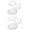 Hanger End Protective Caps Wire End Covers for Coat Hooks Laundry Racks 200 Pack Lightweight Plastic 1