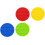 4 Pcs Silicone Round Shaped Coasters Thickened Non-Skid Cup Pads with Drainage Function 1