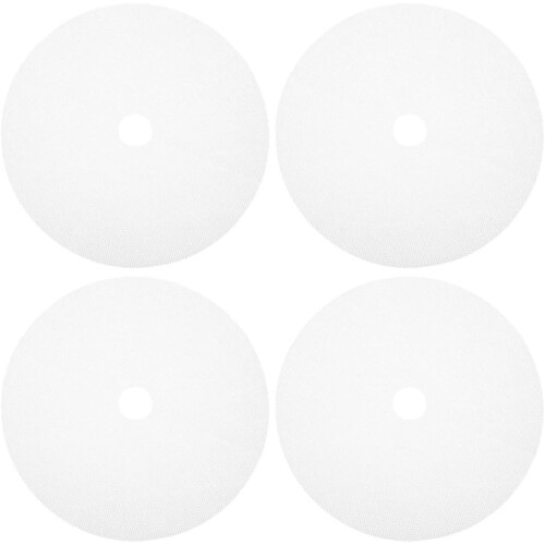 4pcs Silicone Dehydrator Sheets Food Dryer Mesh round Non-stick Fruit Dehydrator Mats