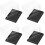 4pcs Rectangular Display Boxes for Mineral Specimens and Shells, Plastic Mini Specimen Storage Cases 1