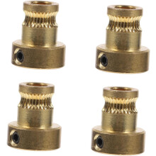 4 Stück Messing-Antriebszahnräder für Druckvorschubräder, Ersatzteile für Extruderräder aus Messing