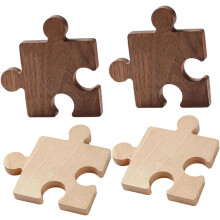 4er-Set Puzzle-Untersetzer für Getränke, hitzebeständiges Synthetikmaterial, Becheruntersetzer, geeignet