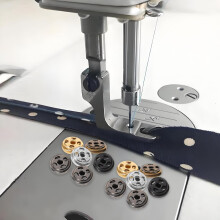 100 Sets 6 mm Mini-Druckknöpfe aus Kupfer für Bekleidung, zum Annähen von Metall-Druckknöpfen