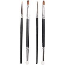 Petit pinceau correcteur professionnel, ensemble de 4 pinceaux éponge portables pour maquillage
