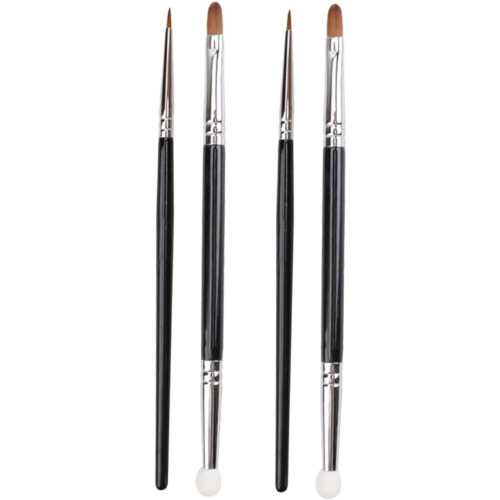 Small Concealer Brush Professional Makeup Portable Makeup Sponge Brush Set 4Pcs